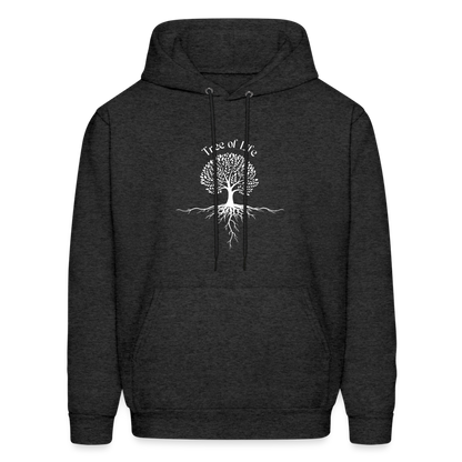 Men's Hoodie tree of life - charcoal grey