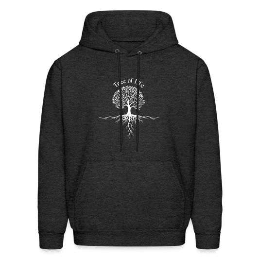 Men's Hoodie tree of life - charcoal grey