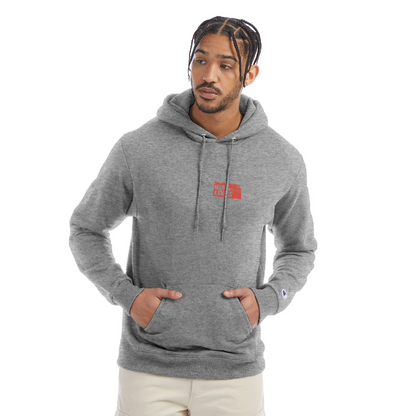 Champion Unisex Powerblend Hoodie made in Kansas - heather gray