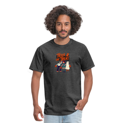 Unisex Classic T-Shirt trick or treat shirt - heather black