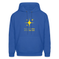 Men's Hoodie stars cant shine without darkness - royal blue