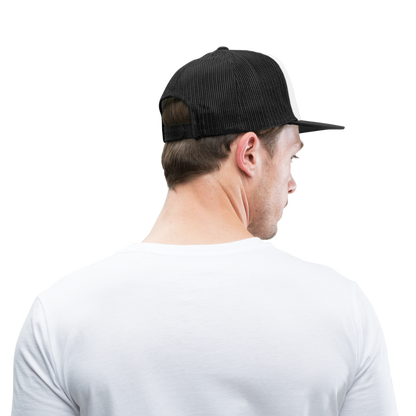 Trucker Cap believe hat casual, street, fishing, hunting hat - white/black