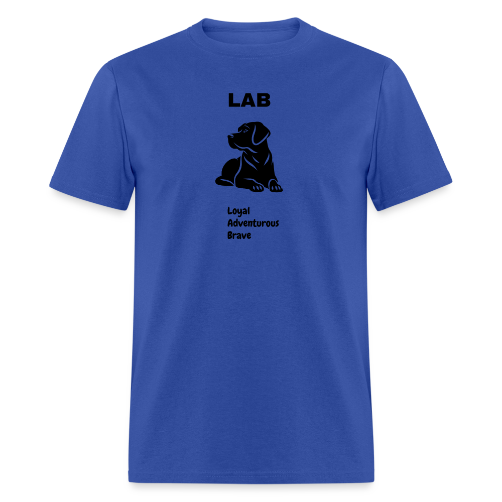 Unisex Classic T-Shirt lab dog lover shirt - royal blue