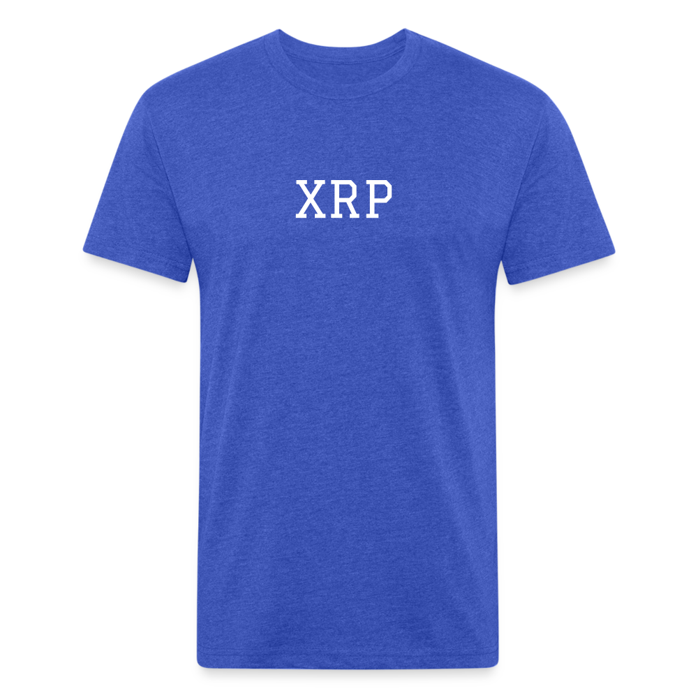 Fitted Cotton/Poly T-Shirt by Next Level XRP shirt - heather royal