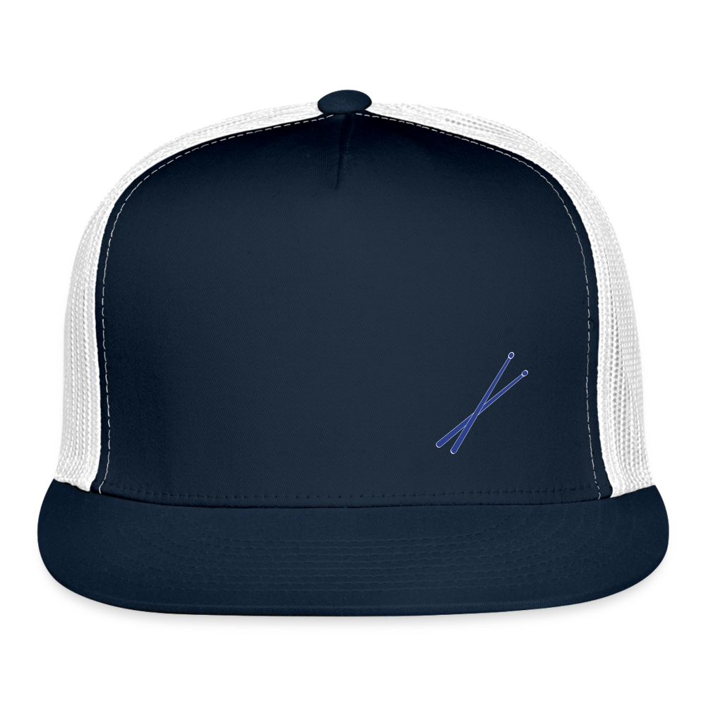 Trucker Cap drumsticks - navy/white