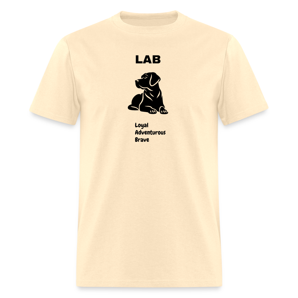 Unisex Classic T-Shirt lab dog lover shirt - natural