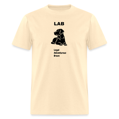 Unisex Classic T-Shirt lab dog lover shirt - natural