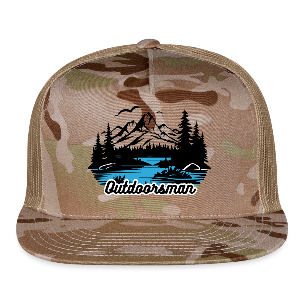 Trucker Cap  outdoors hat outdoorsman - MultiCam\tan