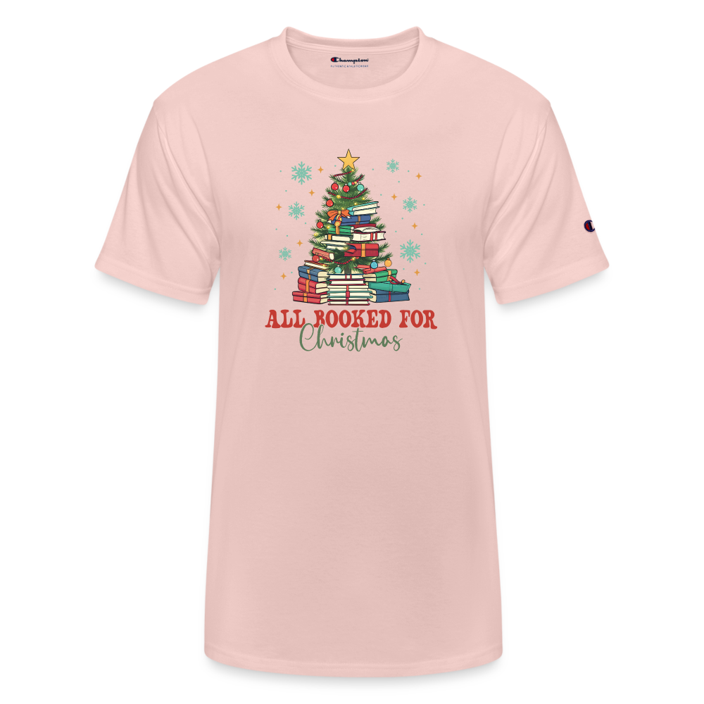 Champion Unisex T-Shirt Christmas Shirt - blush pink 