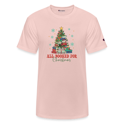 Champion Unisex T-Shirt Christmas Shirt - blush pink 