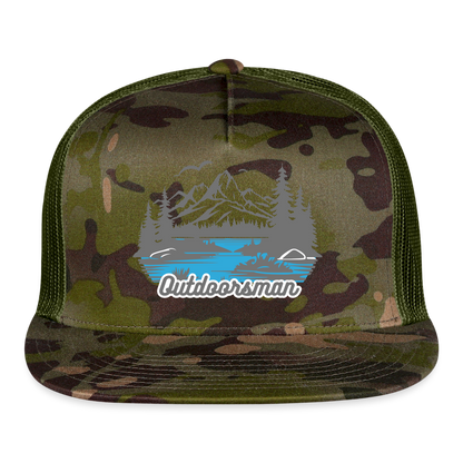 Trucker Cap  outdoors hat outdoorsman - MultiCam\green