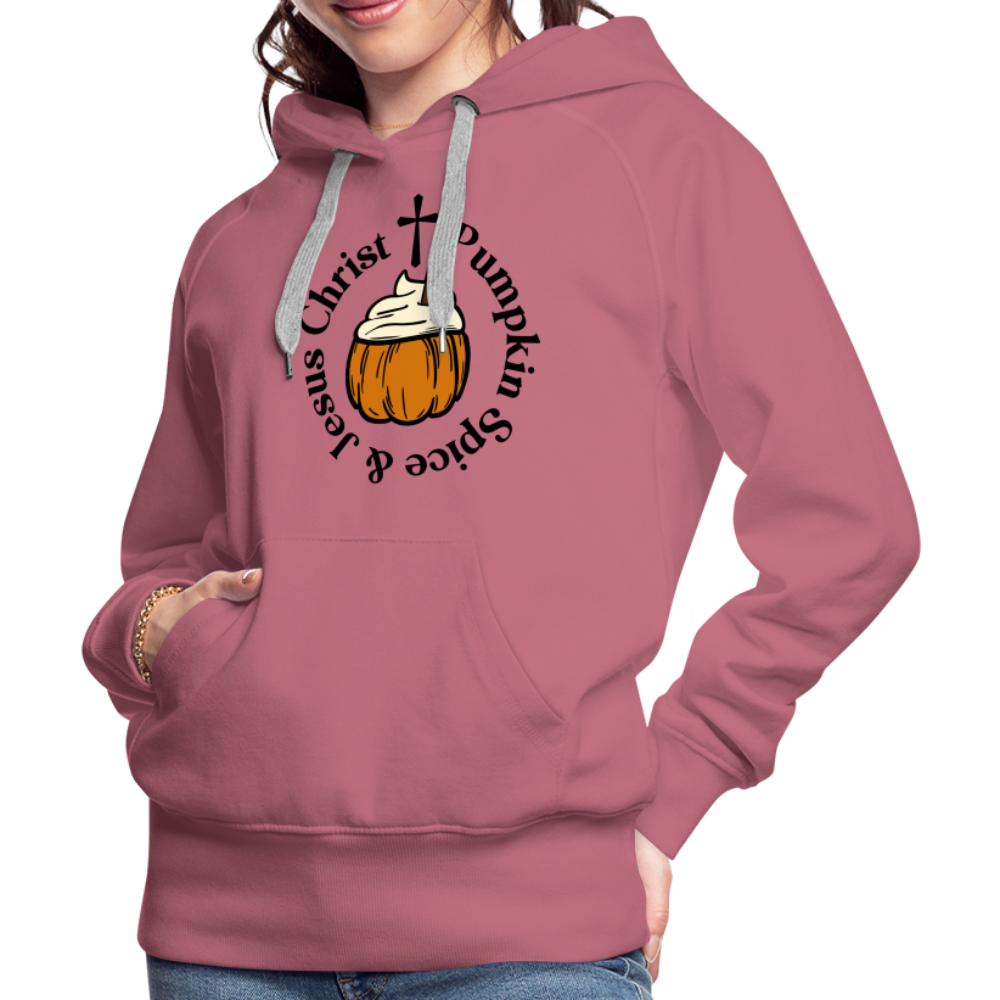 Women’s Premium Hoodie pumpkin spice hoodie - mauve