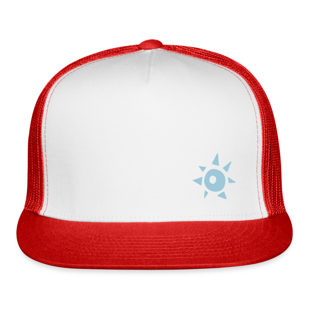 Trucker Cap sun - white/red