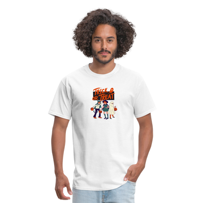 Unisex Classic T-Shirt trick or treat shirt - white