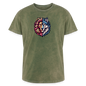 Men's Mineral Wash T-shirt Lion and the Wolf shirt - mineral green