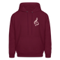 Men's Hoodie music Jesus is the song that I sing - burgundy