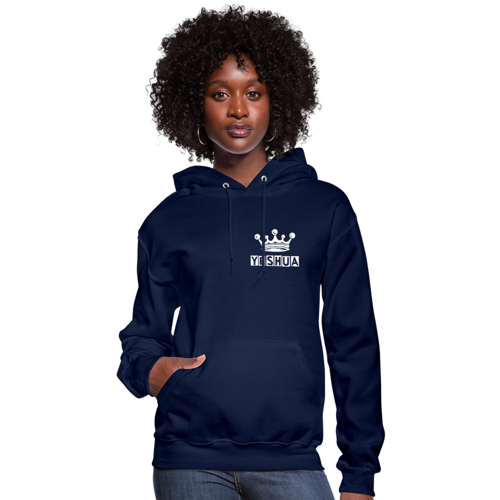 Women's Hoodie Yeshua is King - navy