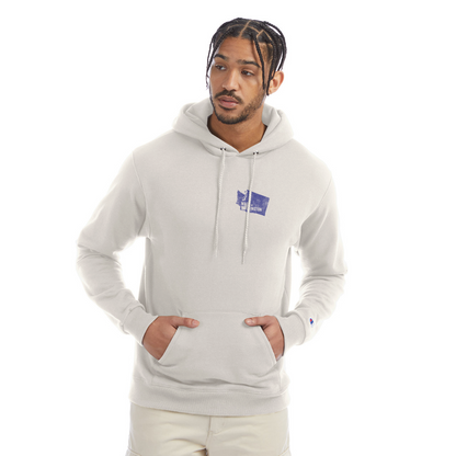 Champion Unisex Powerblend Hoodie made in Washington - Sand