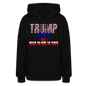 Women's Hoodie Trump Vance Hoodies Keep America safe - black