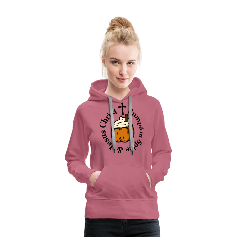 Women’s Premium Hoodie pumpkin spice hoodie - mauve