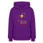 Women's Hoodie wheres your oil - purple