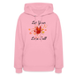 Women's Hoodie womens fall hoddies let your love fall - classic pink