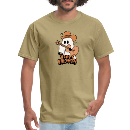 Unisex Classic T-Shirt happy halloween guitar shirt - khaki