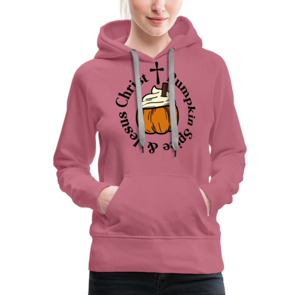 Women’s Premium Hoodie pumpkin spice hoodie - mauve