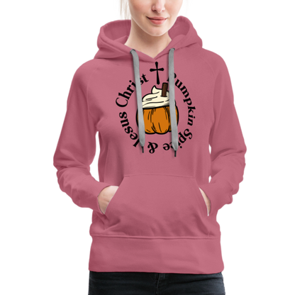 Women’s Premium Hoodie pumpkin spice hoodie - mauve