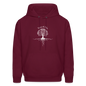 Men's Hoodie tree of life - burgundy