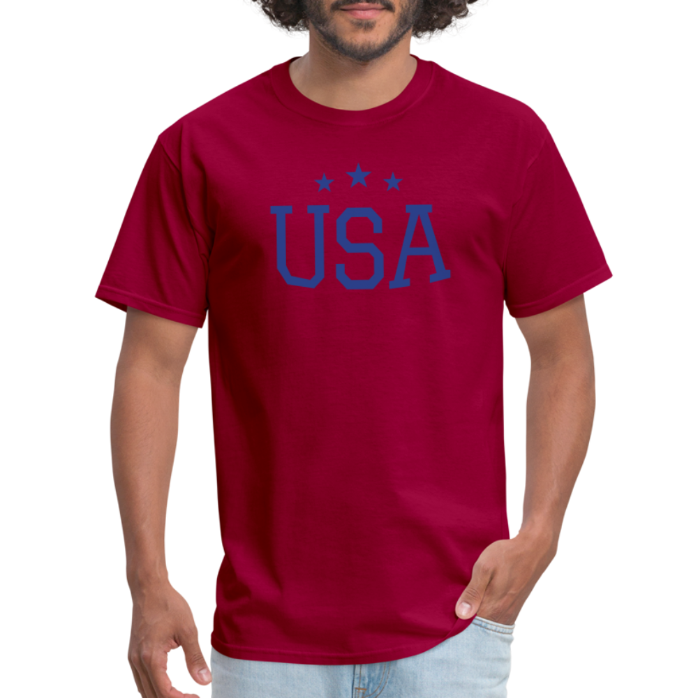 Unisex Classic T-Shirt usa shirt - dark red