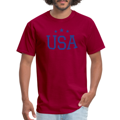 Unisex Classic T-Shirt usa shirt - dark red