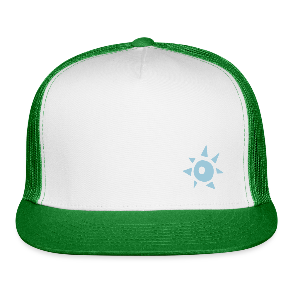 Trucker Cap sun - white/kelly green