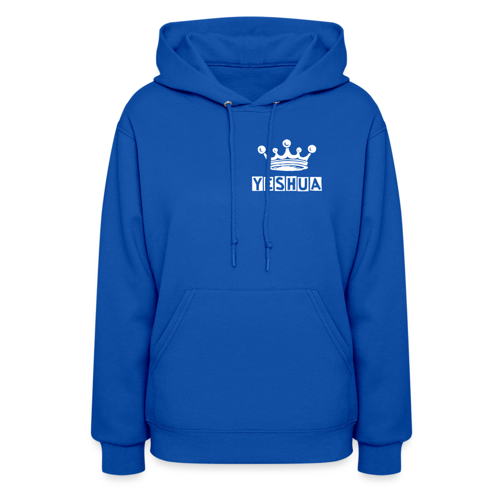 Women's Hoodie Yeshua is King - royal blue