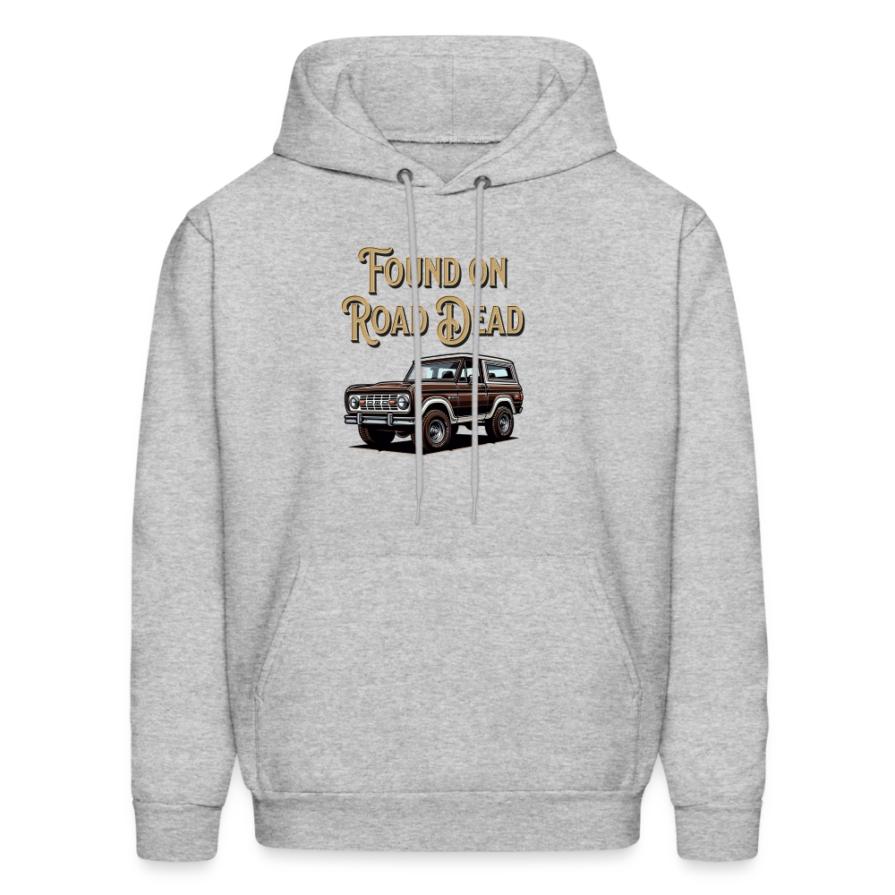 Men's Hoodie Ford Hoodie Found on Road Dead - heather gray