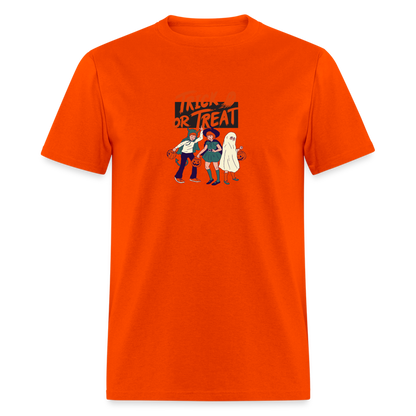 Unisex Classic T-Shirt trick or treat shirt - orange