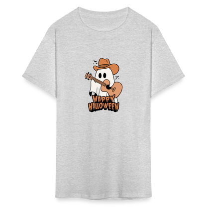 Unisex Classic T-Shirt happy halloween guitar shirt - heather gray