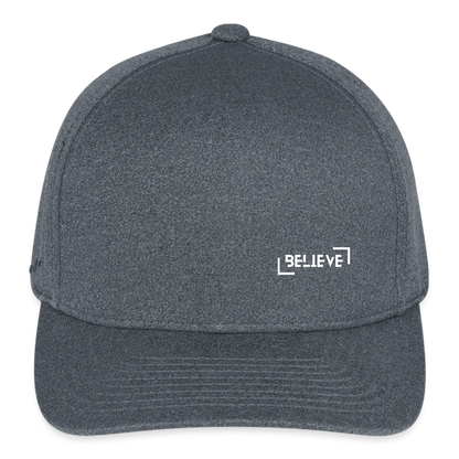 Flexfit Fitted Melange Baseball Cap usa - dark heather gray