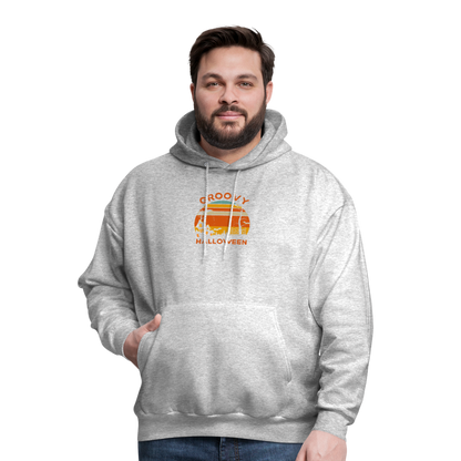 Men's Hoodie groovy halloween - heather gray