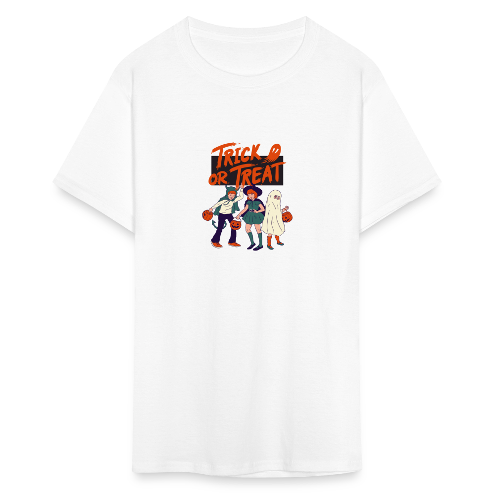 Unisex Classic T-Shirt trick or treat shirt - white