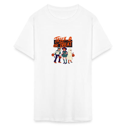 Unisex Classic T-Shirt trick or treat shirt - white