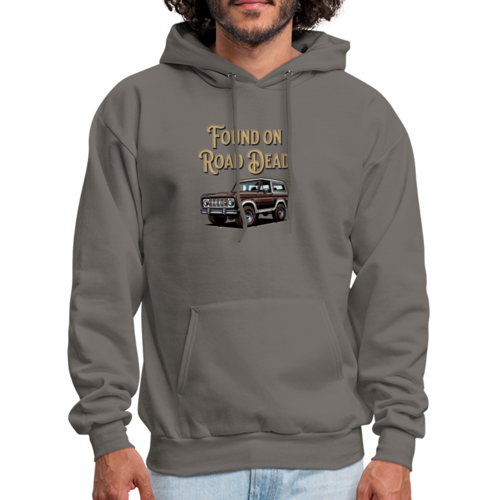 Men's Hoodie Ford Hoodie Found on Road Dead - asphalt gray