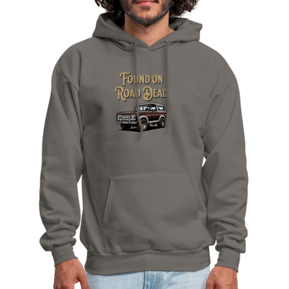 Men's Hoodie Ford Hoodie Found on Road Dead - asphalt gray