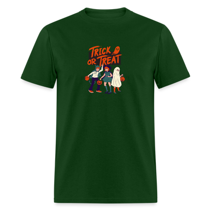 Unisex Classic T-Shirt trick or treat shirt - forest green