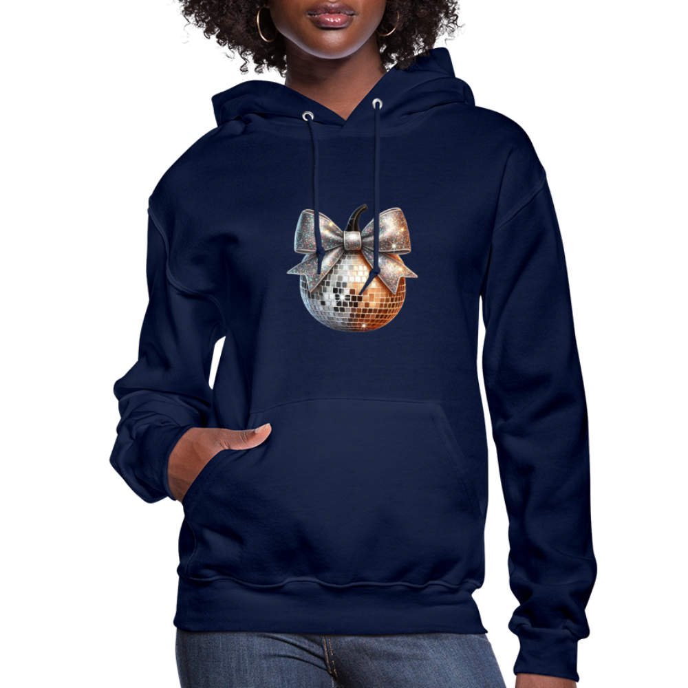 Women's Hoodie disco ball - navy