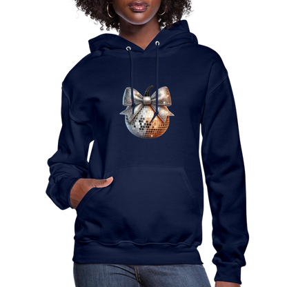 Women's Hoodie disco ball - navy