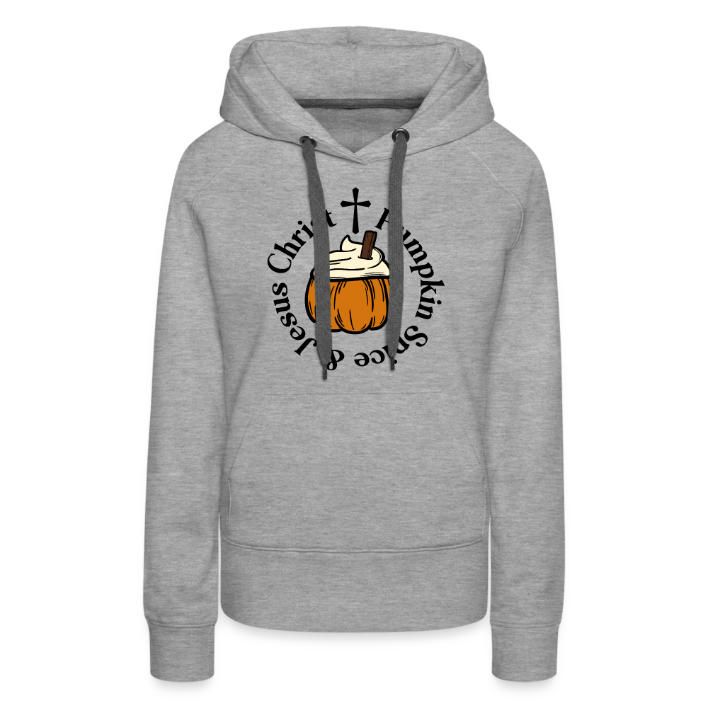 Women’s Premium Hoodie pumpkin spice hoodie - heather grey