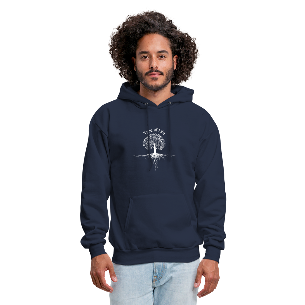 Men's Hoodie tree of life - navy