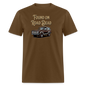 Unisex Classic T-Shirt FORD Found on Road Dead - brown