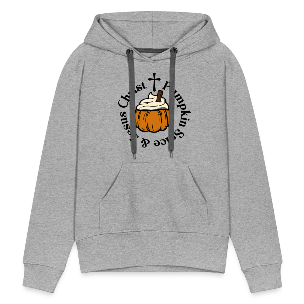 Women’s Premium Hoodie pumpkin spice hoodie - heather grey